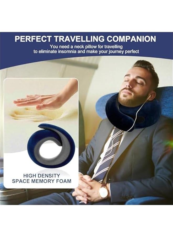 2024 New Memory Foam Travel Pillow for Airplanes,Neck Pillow for Traveling,Neck Plus Travel Pillow,Neck Plus Travel Neck Pillow