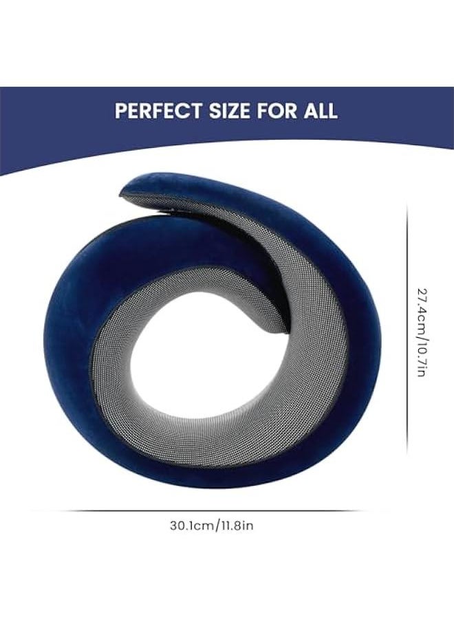 2024 New Memory Foam Travel Pillow for Airplanes,Neck Pillow for Traveling,Neck Plus Travel Pillow,Neck Plus Travel Neck Pillow