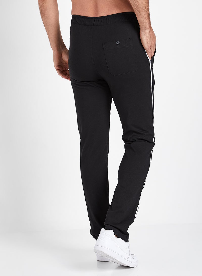 Pocket Detailed Sweatpants Black/Grey/White