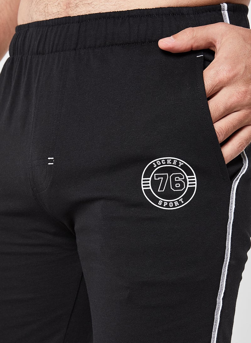 Pocket Detailed Sweatpants Black/Grey/White