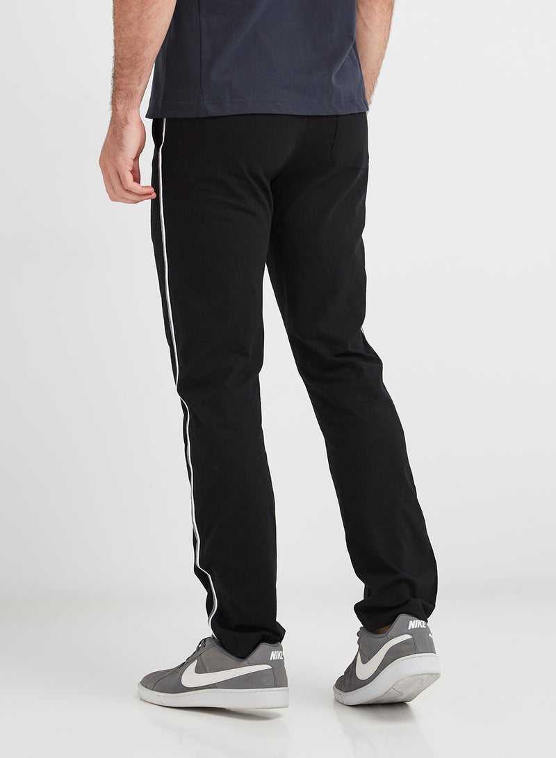 Pocket Detailed Sweatpants Black/Grey/White