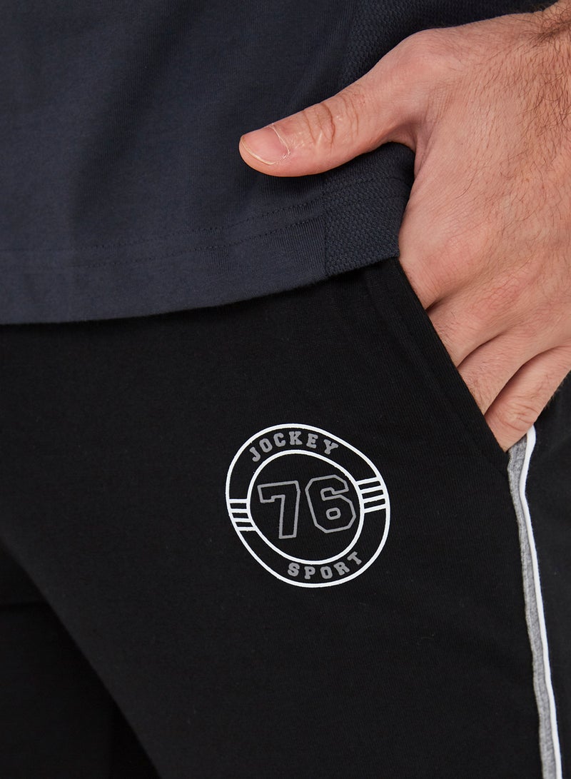 Pocket Detailed Sweatpants Black/Grey/White