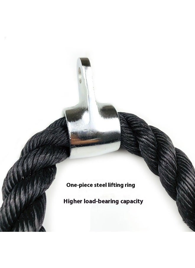 Gym Pull Rope, Triceps Training Pull Cable Fitness Equipment Attachment，70cm Triceps Rope Cable Attachments – Versatile Home Gym Cable Machine Accessories – Pull Down Attachment for Enhanced Weight Fitness