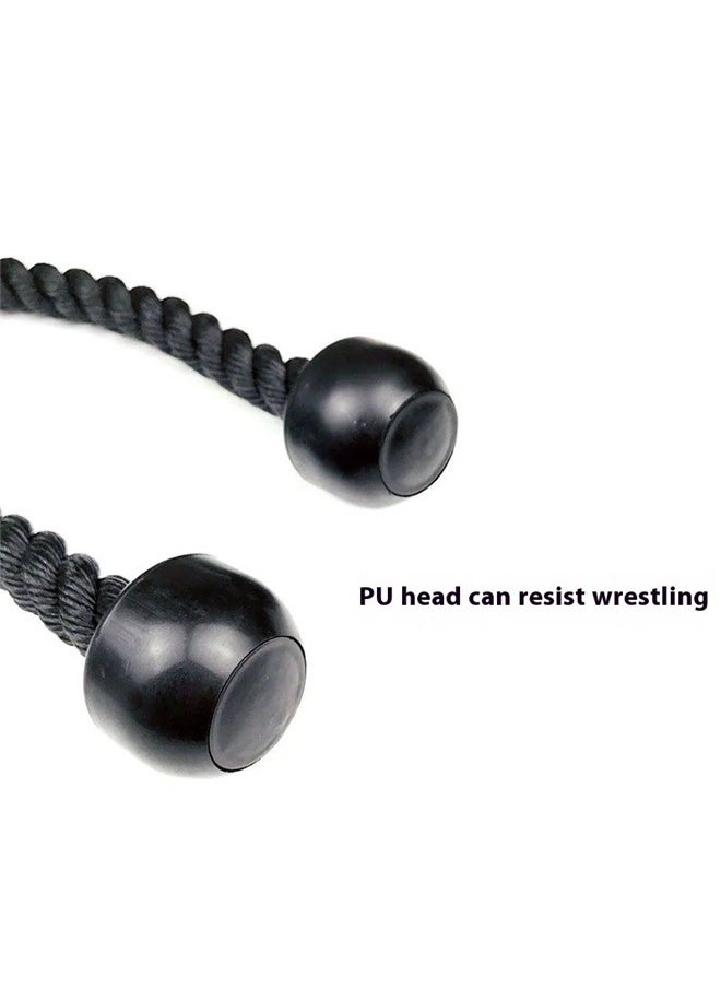 Gym Pull Rope, Triceps Training Pull Cable Fitness Equipment Attachment，70cm Triceps Rope Cable Attachments – Versatile Home Gym Cable Machine Accessories – Pull Down Attachment for Enhanced Weight Fitness