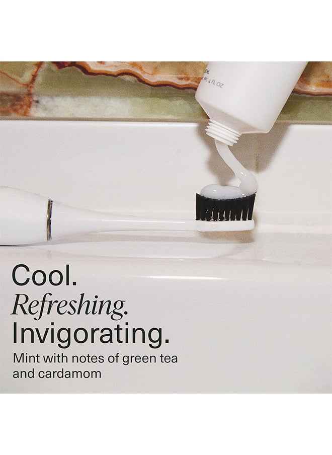 Fluoride Free Toothpaste, Nano Hydroxyapatite, For Teeth Whitening And Remineralizing, Sensitive Teeth, Dentist Recommended For Adult, Kids, Natural Peppermint Flavor Ela Mint, 4OZ