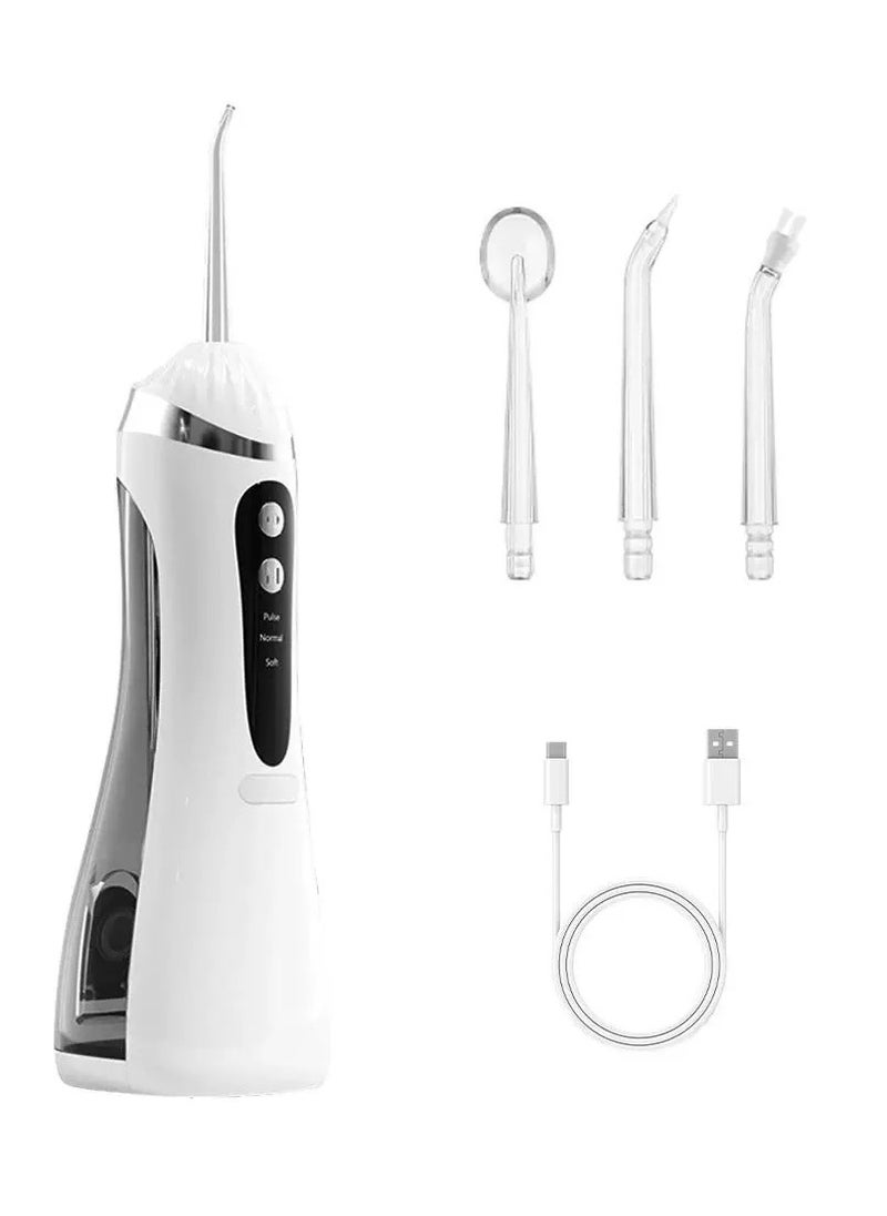 Rechargeable Cordless Water Flosser with Multiple Tips Electric Dental Water Flosser for Effective Teeth CleaningUSB Rechargeable Water Flosser for Home & Travel