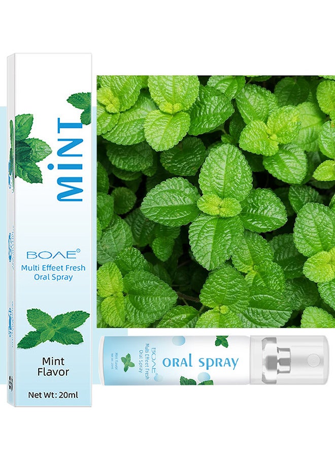 Multi Effeet Fresh Oral Spray 20ml, Bad Breath Treatment For Adults, Mint Flavor Mouth Freshener, Effective Mouth Spray, Breath Freshener Spray, Oral Care Spray, Mouth Healthy Care