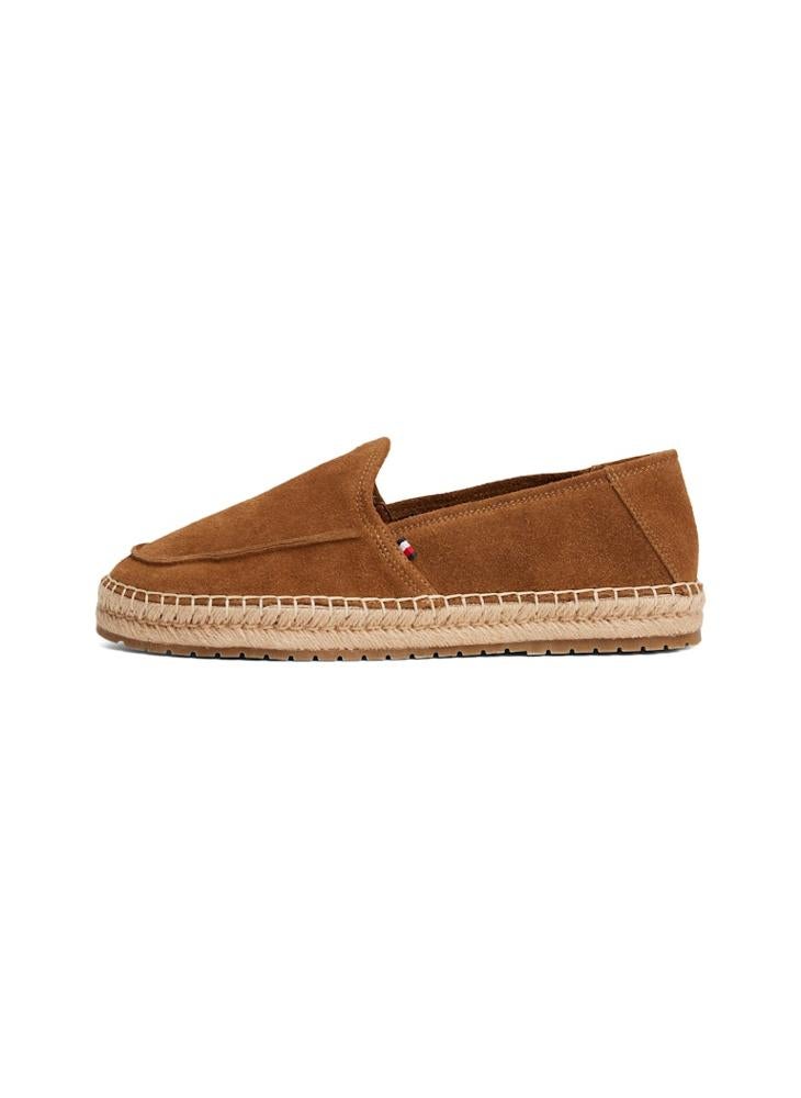 SUEDE ESPADRILLE LOAFERS