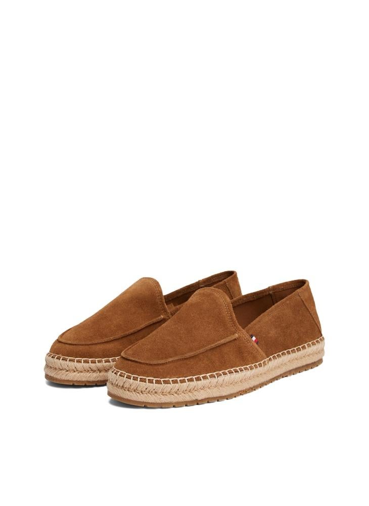SUEDE ESPADRILLE LOAFERS