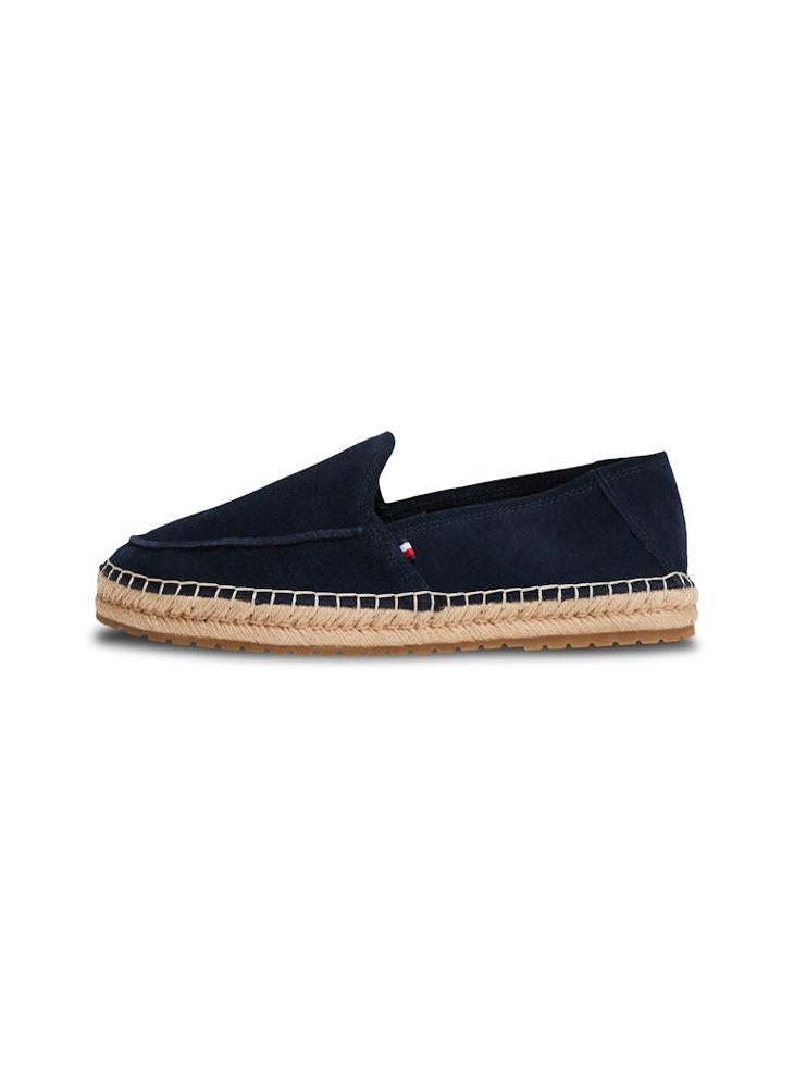 SUEDE ESPADRILLE LOAFERS