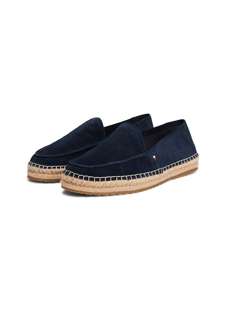 SUEDE ESPADRILLE LOAFERS