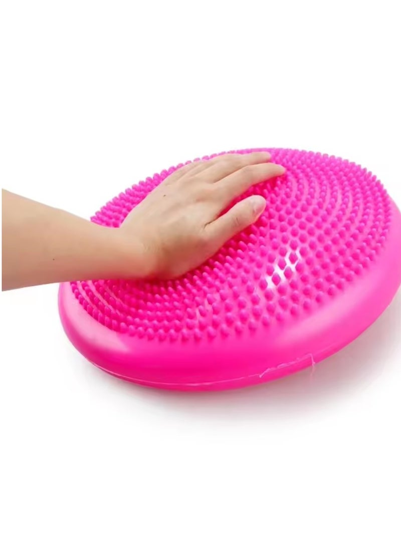 Inflatable Yoga Massage Ball Durable Universal Sports Gym Fitness Yoga Wobble Stability Balance Disc Massage Cushion Mat