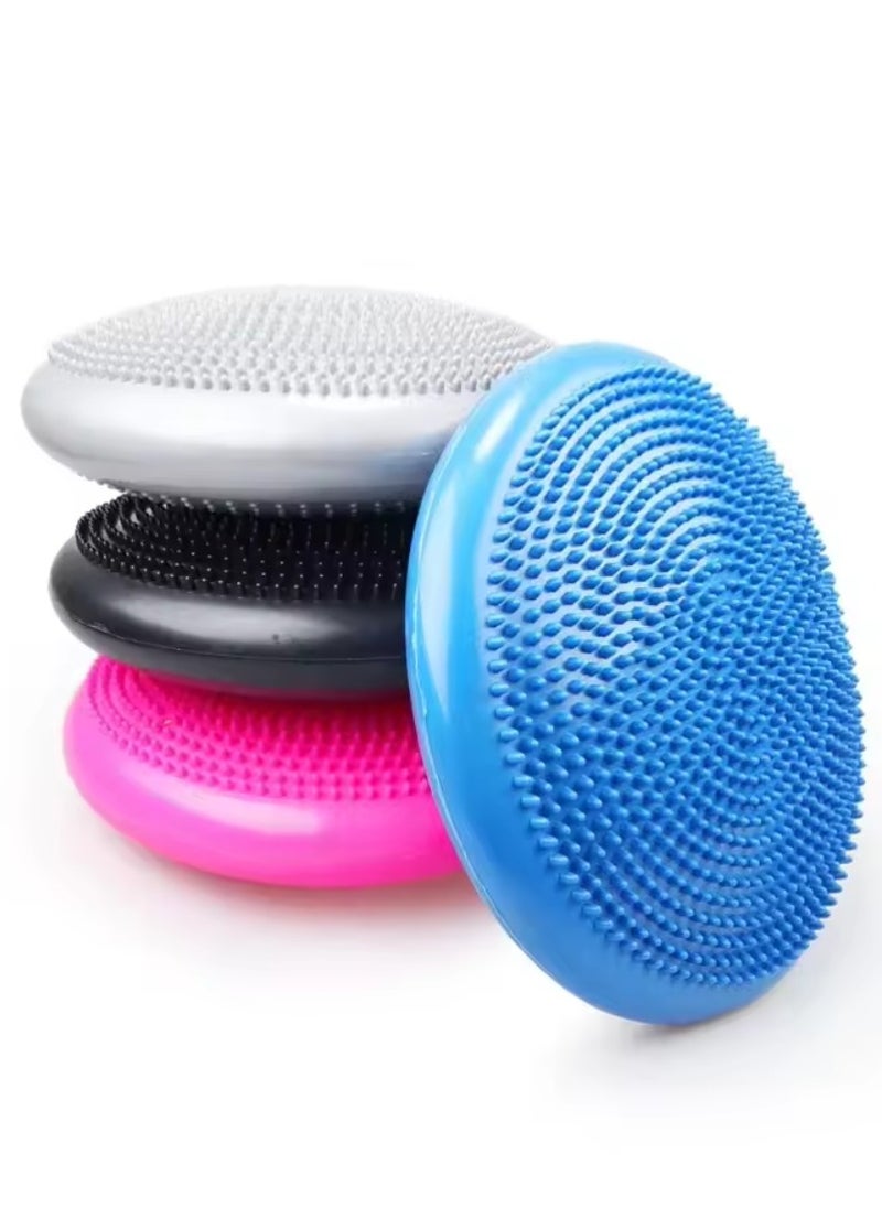 Inflatable Yoga Massage Ball Durable Universal Sports Gym Fitness Yoga Wobble Stability Balance Disc Massage Cushion Mat