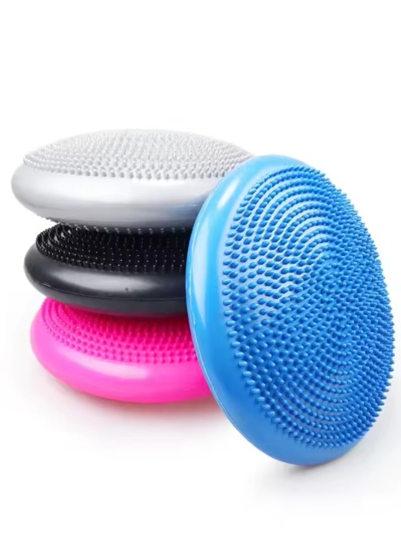Inflatable Yoga Massage Ball Durable Universal Sports Gym Fitness Yoga Wobble Stability Balance Disc Massage Cushion Mat
