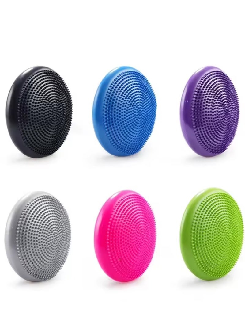 Inflatable Yoga Massage Ball Durable Universal Sports Gym Fitness Yoga Wobble Stability Balance Disc Massage Cushion Mat