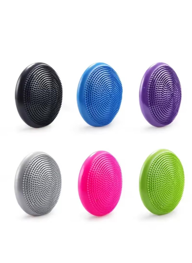 Inflatable Yoga Massage Ball Durable Universal Sports Gym Fitness Yoga Wobble Stability Balance Disc Massage Cushion Mat