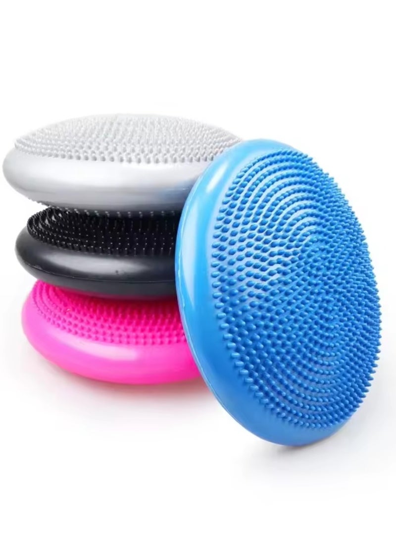 Inflatable Yoga Massage Ball Durable Universal Sports Gym Fitness Yoga Wobble Stability Balance Disc Massage Cushion Mat