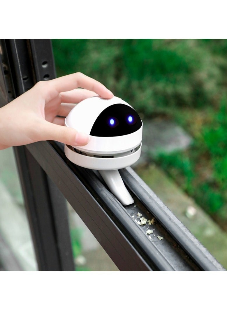 Mini Robot Desktop Vacuum Cleaner for Pick up Tiny Items