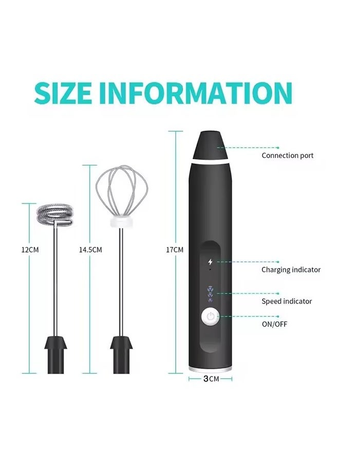 Portable Electric Milk Frothers Handheld Blender USB Mini Coffee Maker Whisk Mixer Cappuccino Cream Egg Beater Food Blender