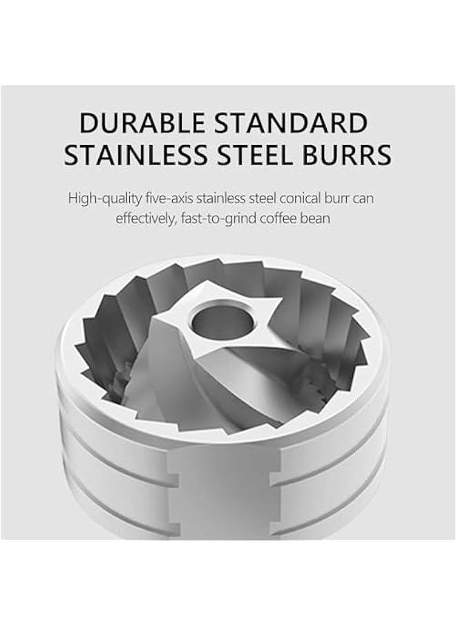 Chestnut C2 Manual Coffee Grinder Capacity 25g with CNC Stainless Steel Conical Burr - Internal Adjustable Setting,Double Bearing Positioning,French Press Coffee for Hand Grinder Gift