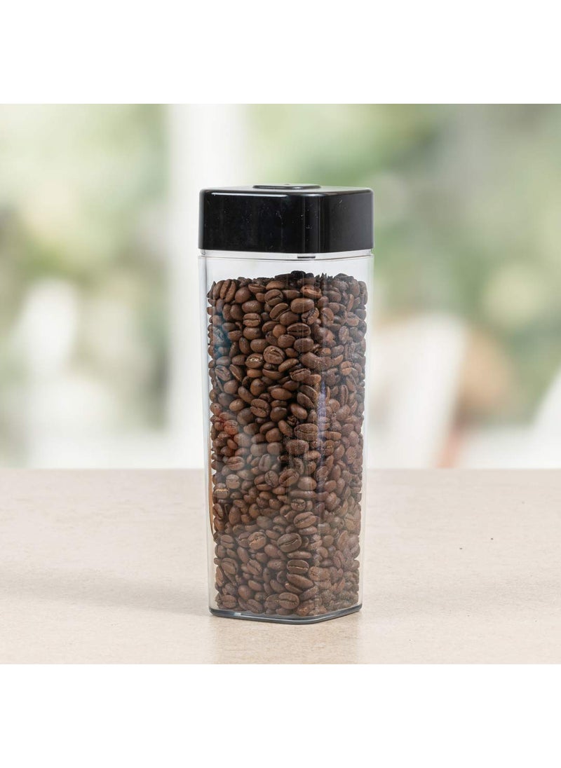 Tupperware Tea Coffee Storer- 840 ml, 1 pieces, Black