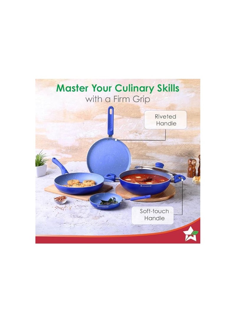 Wonderchef Royal Velvet Induction Base Aluminium Cookware Set