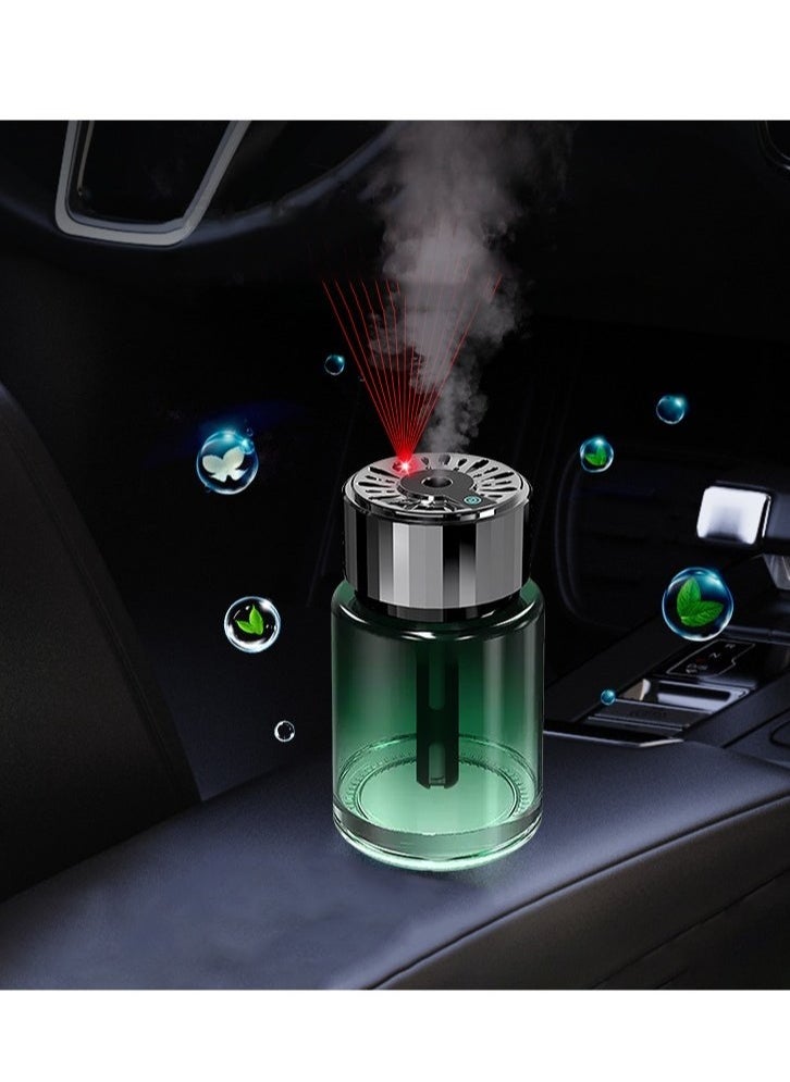 New Arrival Car Fragrance 2024 – Intelligent Car Air Freshener with LED Light, 150ml Long-Lasting Perfume Spray for Vehicle Interior | Automatic Scent Diffuser for Dashboard, Stylish Car Decor, Eliminates Odor, Freshens Air