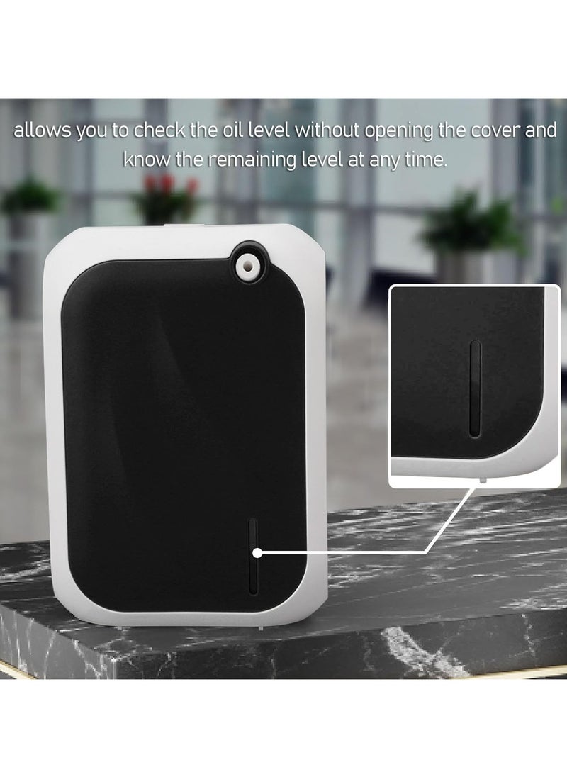 Atomizing Essential Oil Diffuser, Smart Scent Air Machine for Home, Waterless Essential 140ML Oil Diffuser with 4 Speed Adjustment and BT APP Control for Hotel SPA