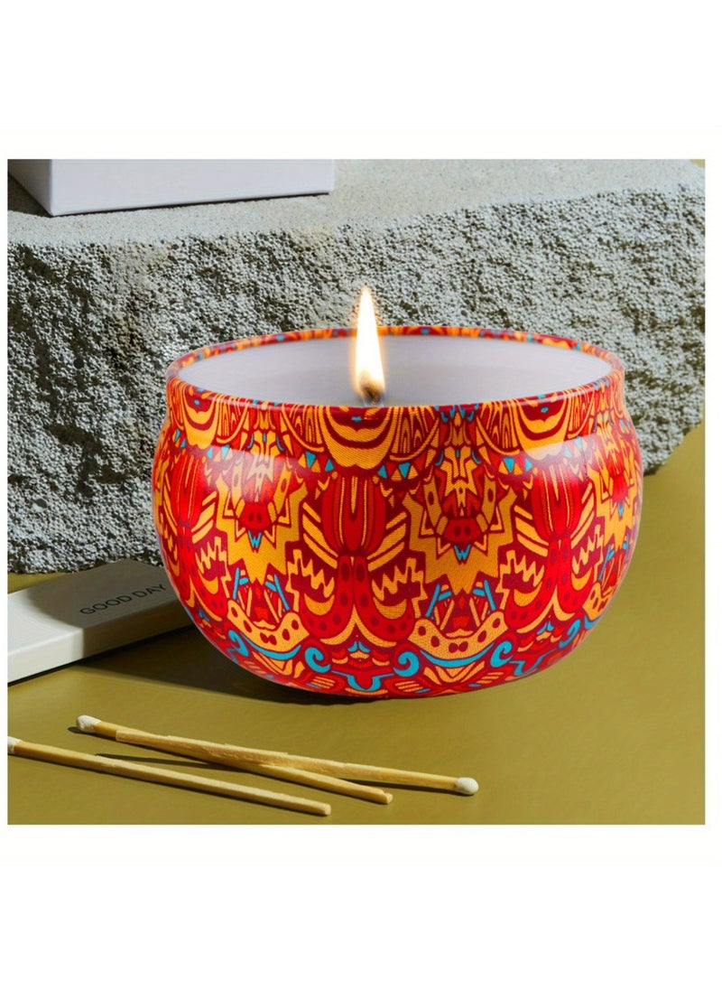 9pcs Soy Scented Candle Set - Lavender Aroma Relaxation, Perfect for Home Decor And Gifts
