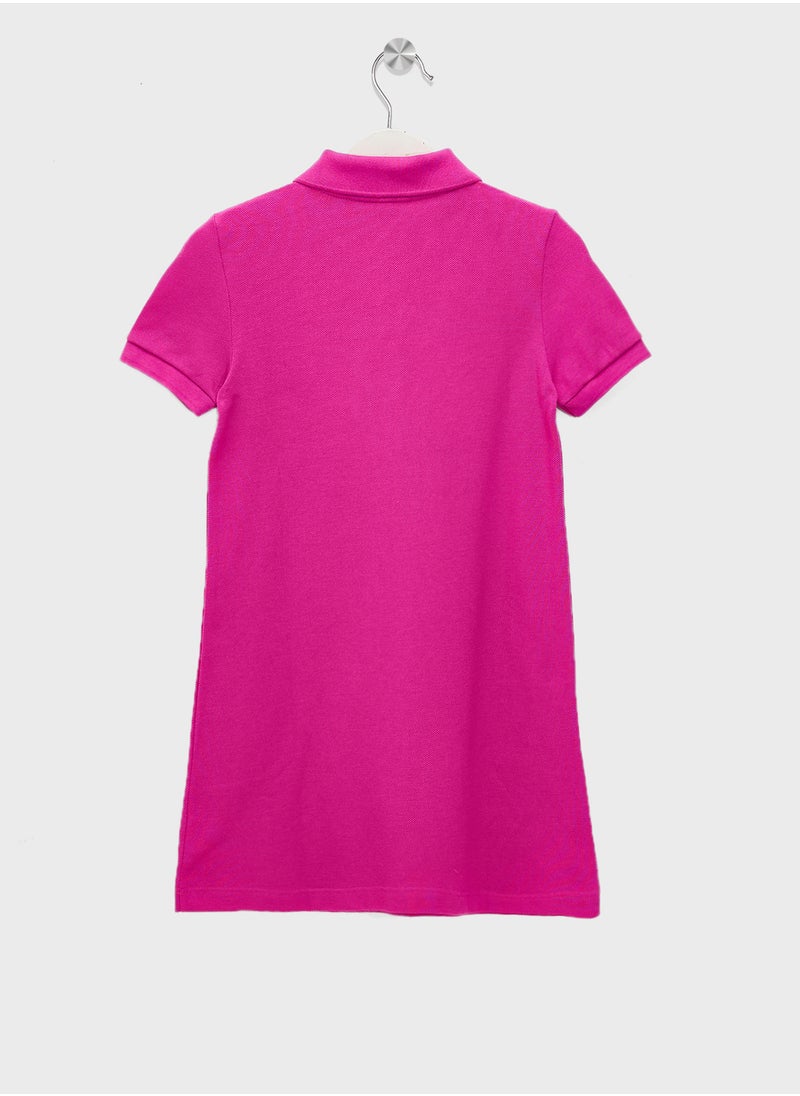 Kids Polo Neck Dress