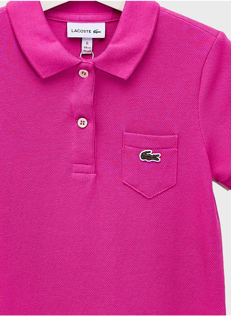Kids Polo Neck Dress