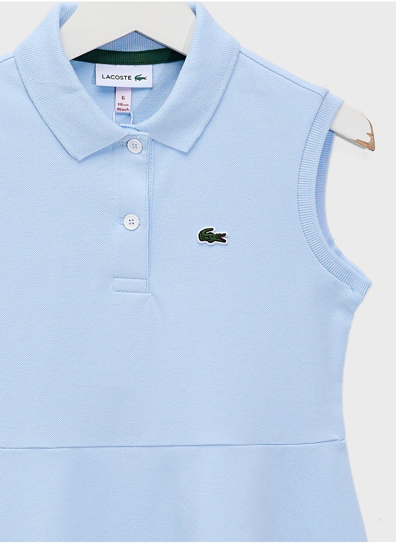 Kids Tiered Hem Dress