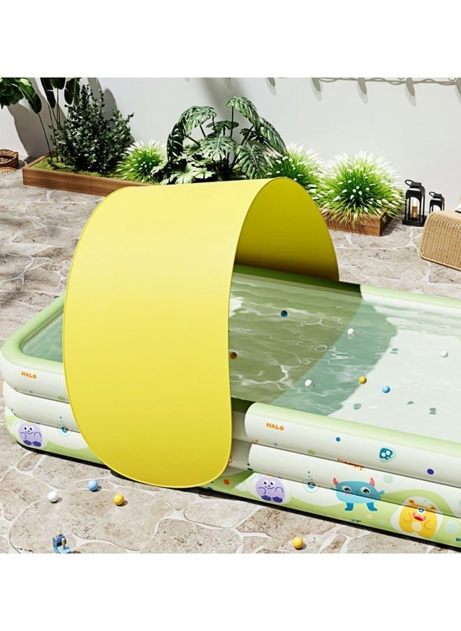 Swimming pool awning, Swimming Pool Shade Cover UV Protection Waterproof Outdoor Canopy(Awning-Large)