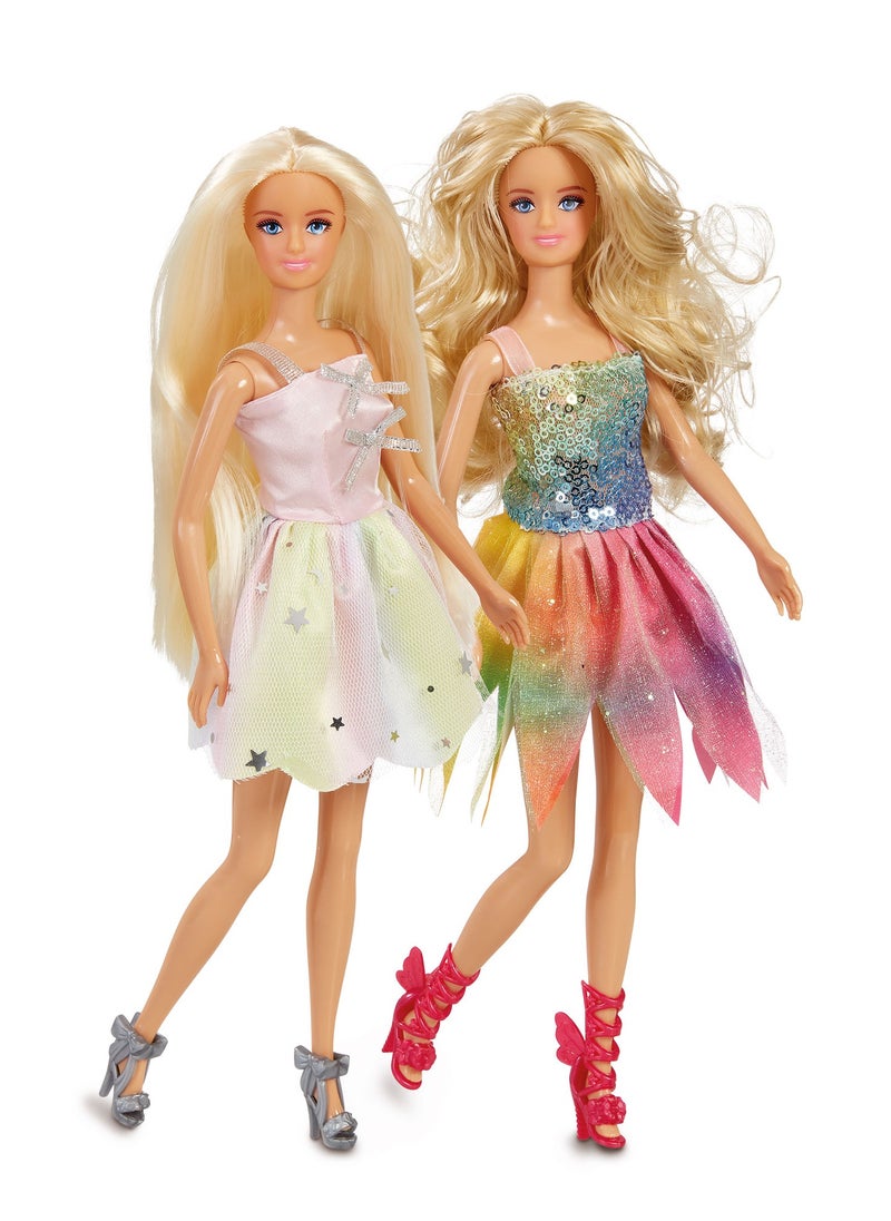 Addo Boulevard Boutique Fantasy Friends 2-in-1 Doll 29cm with Removable Outfits | Fashion Doll | Dress Up Role Play | Perfect Gift for Girls