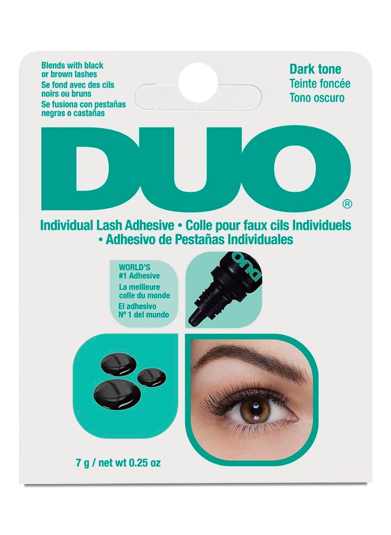 DUO Individual Lash Adhesive, for False Individual Lashes, Dark, 0.25 oz, 1-Pack