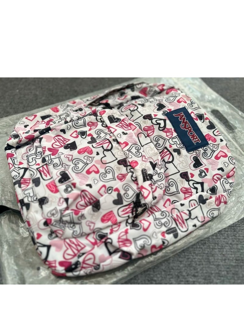 【School season】JANSPORT Classic colorful school bag, computer compartment, must-have for students, back-to-school travel bag, laptop bag