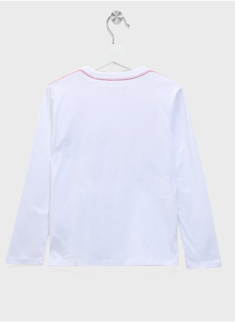 Kids Logo Long Sleeve T-Shirt