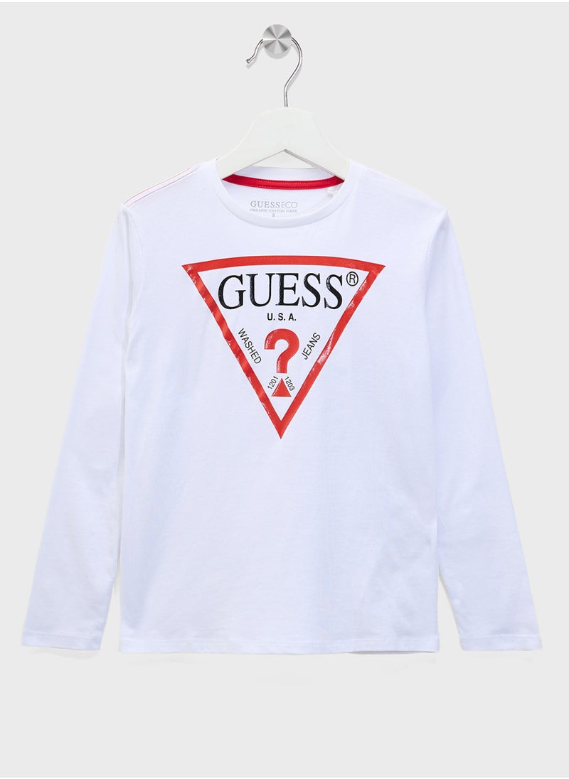 Kids Logo Long Sleeve T-Shirt