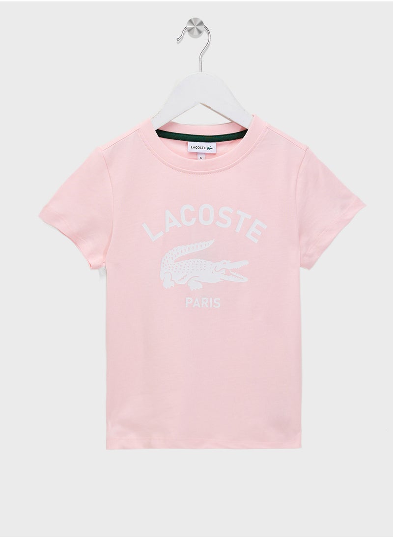 Kids Logo Crew Neck T-Shirt