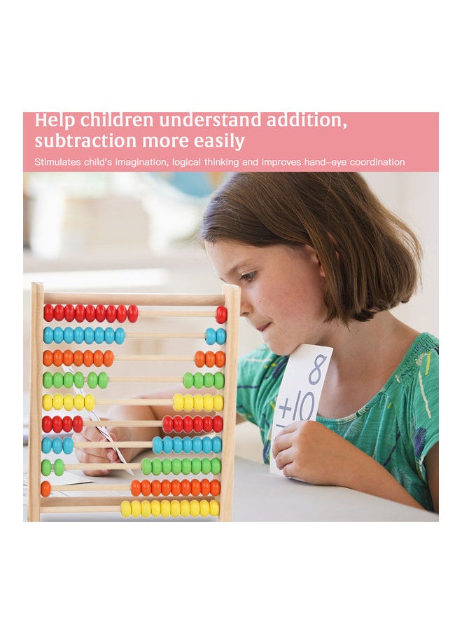 Wooden Abacus  Math Toy