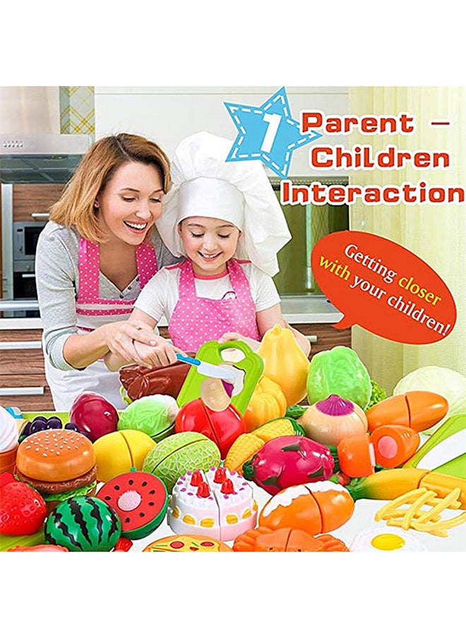 16-Piece Vegetables Fruit Kitchen Learning Toy Set cm