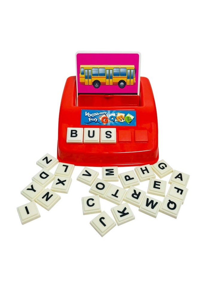 Toddler Game Toy Set,30-Piece Word Cards Matching Letter Game Toy Set great with Early childhood education and learning for Toddlers Kids Boys Girls Ages 3+