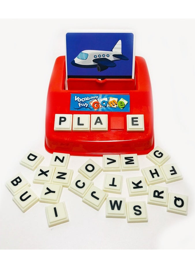 Toddler Game Toy Set,30-Piece Word Cards Matching Letter Game Toy Set great with Early childhood education and learning for Toddlers Kids Boys Girls Ages 3+