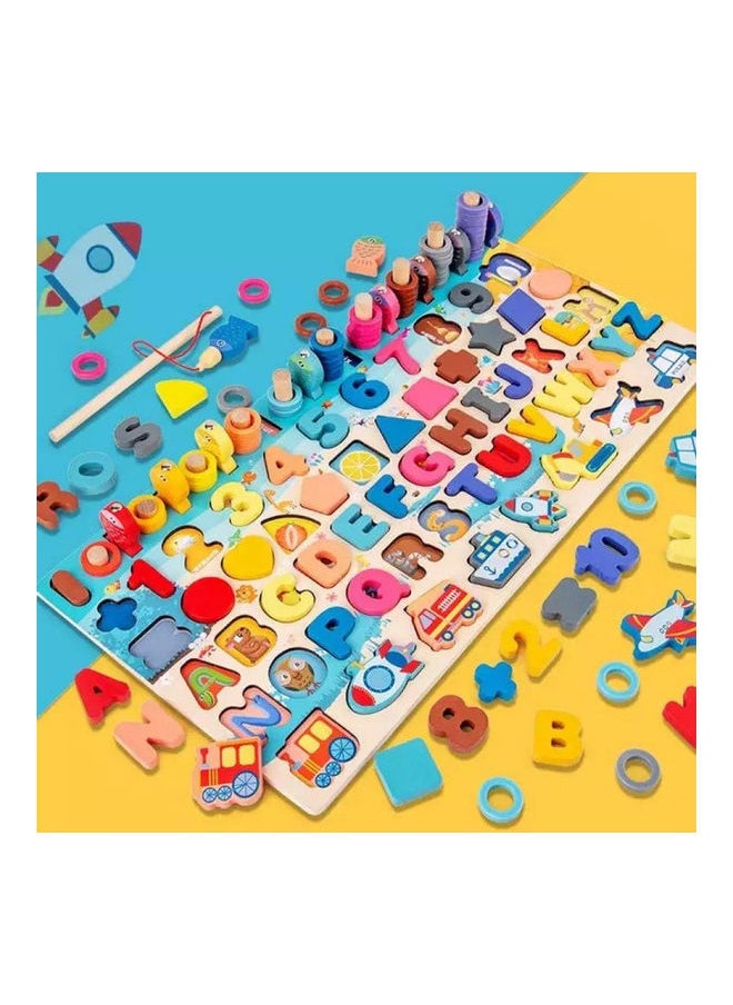 Letter And Number Development Fishing Toy