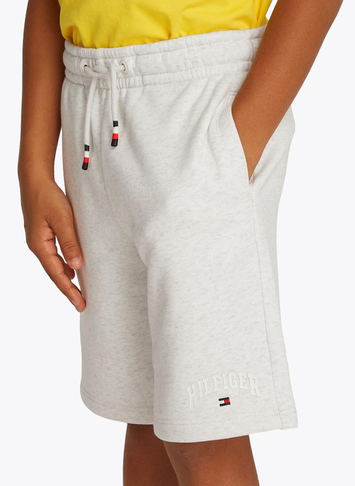 Kids Drawstring Varsity Sweatshorts