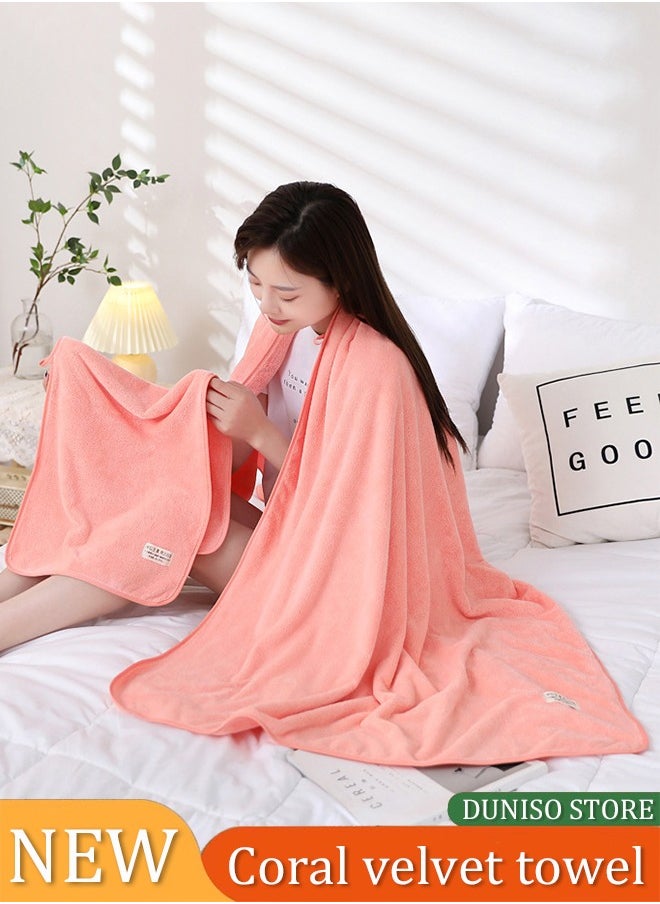 Bath Towel for Men u0026 Women | Soft, Highly Absorbent, Quick Dry,and Anti Microbial | 75 X 150 cms (Pack of 1,  Pink)