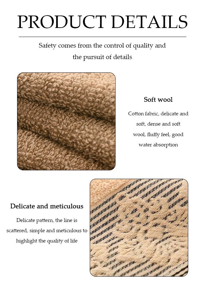 Bathroom Hand Towels (33x73 cm), Home Soft Decorative Cotton Super Soft Highly Absorbent Hand Towels for Bath, Hand, Face, Gym and Spa (Orange)