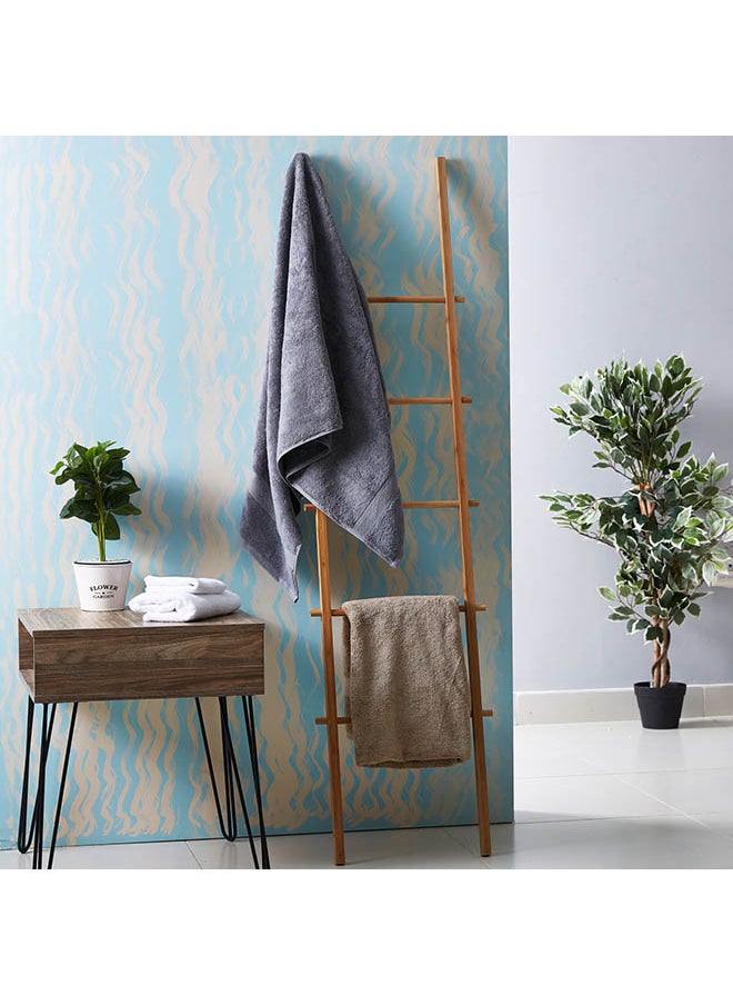 Smart Cell Textured Bath Towel Grey 140x70cm