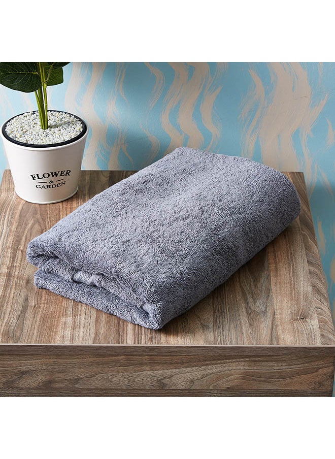 Smart Cell Textured Bath Towel Grey 140x70cm