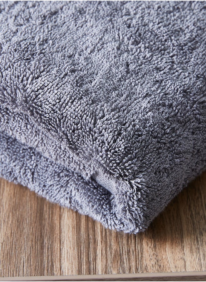 Smart Cell Textured Bath Towel Grey 140x70cm